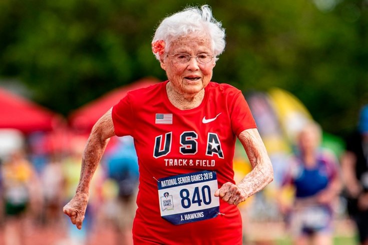 105-летняя американка установила мировой рекорд на стометровке +Видео
