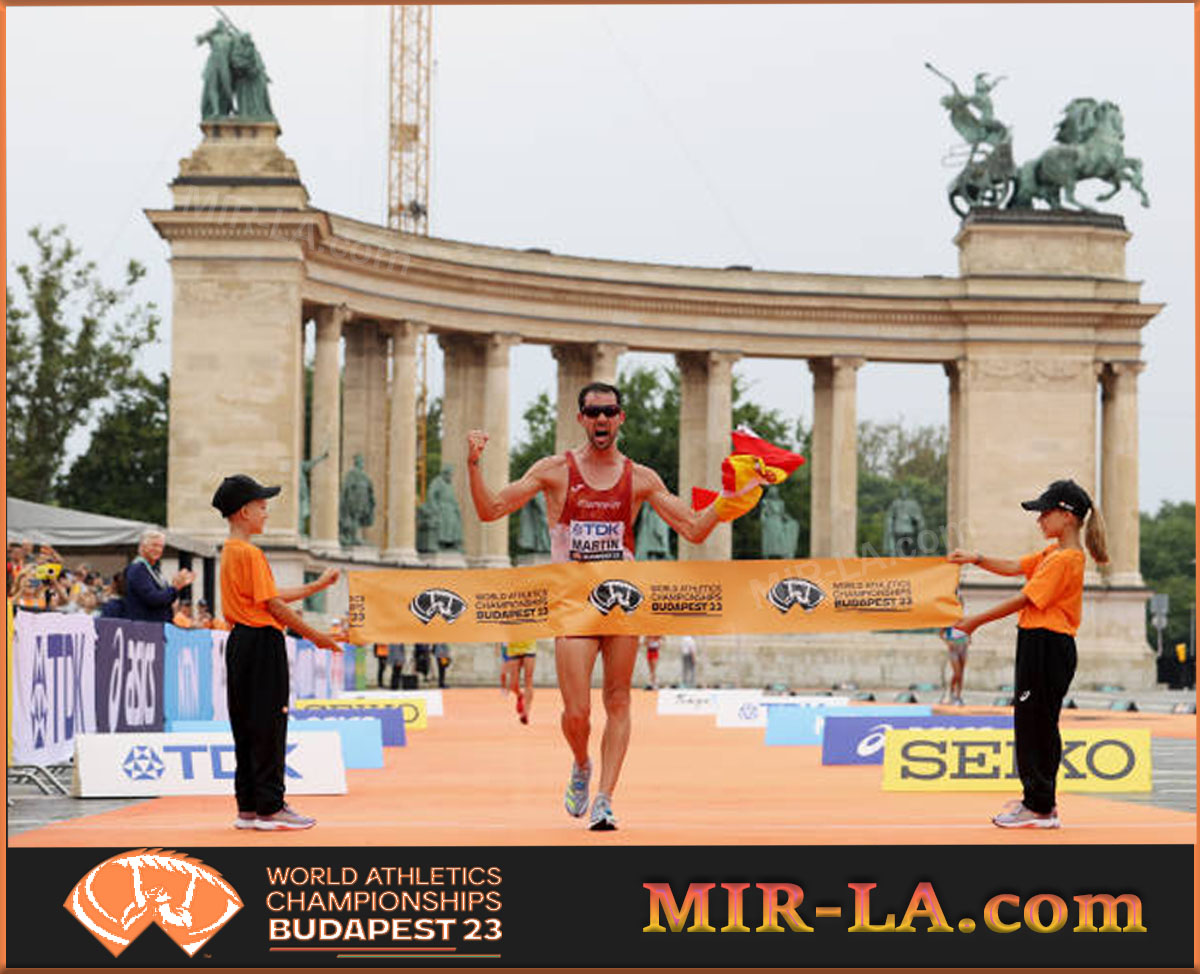 Іспанець Альваро Мартін став першим чемпіоном світу у Будапешті