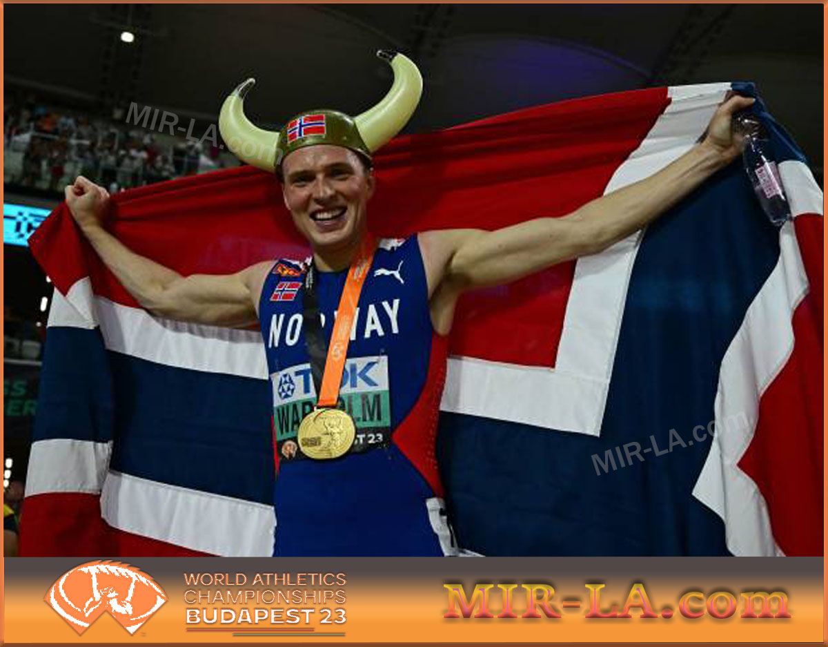 Карстен Варгольм став триразовим чемпіоном світу на 400 м з/б