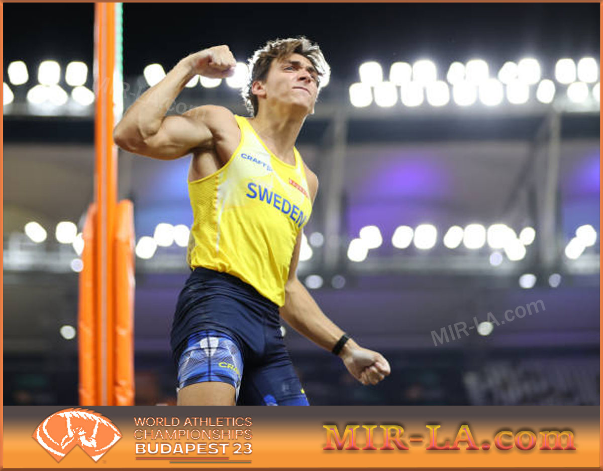 Арман Дюплантіс упішно захищає титул чемпіона світу у Будапешті